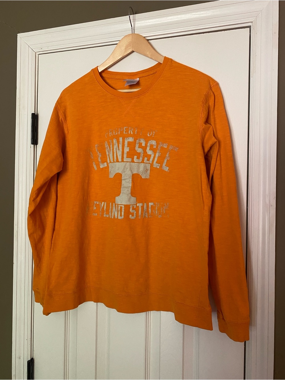 Knights Apparel Tennessee Volunteers Vols Orange Long Sleeve Tee size L